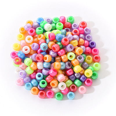 Plastic Pearlized Beads KY-YW0001-09-1
