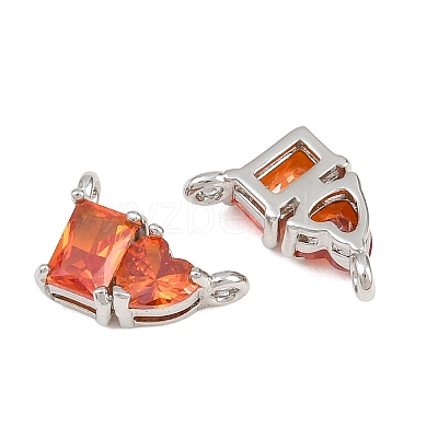 Brass Pave Cubic Zirconia Charms CU-CBA6A75-04P-03-1