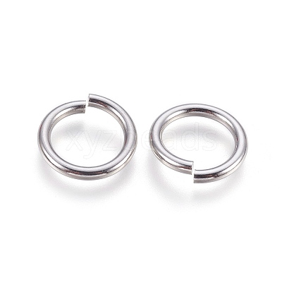 Tarnish Resistant 304 Stainless Steel Saw Cut Open Jump Rings STAS-P212-25P-05-1