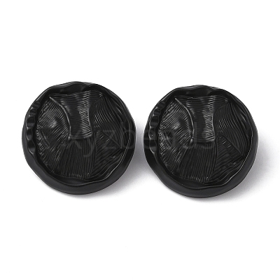 1-Hole Alloy Shank Buttons BUTT-WH0028-50C-1