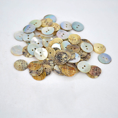 Pearl Oyster Shell Buttons X-NNA0VFN-1