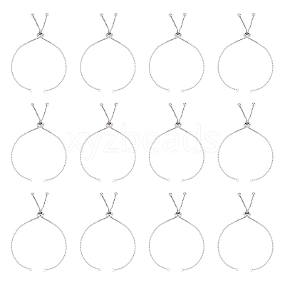 Tarnish Resistant 304 Stainless steel Chain Bracelet Making STAS-F118-P-1