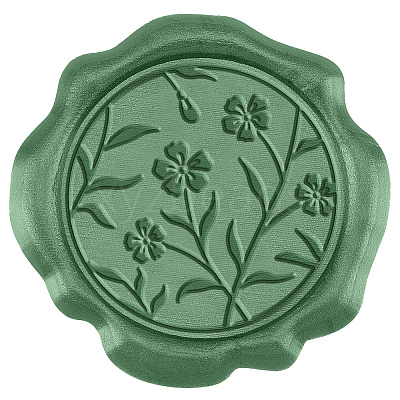 50Pcs Adhesive Wax Seal Stickers DIY-CA0006-16M-1