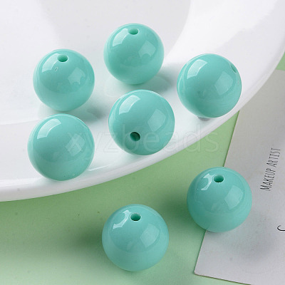 Opaque Acrylic Beads MACR-S370-C20mm-SS2107-1