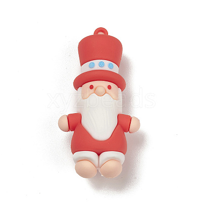 PVC Plastic Christmas Style Big Pendants PVC-O001-02B-1