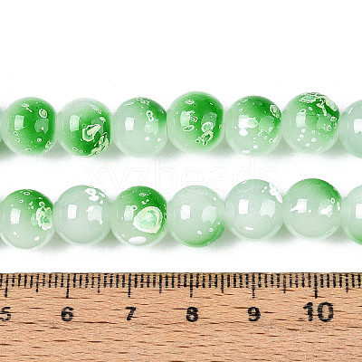 Baking Paint Glass Beads X1-DGLA-N015-10mm-09-1