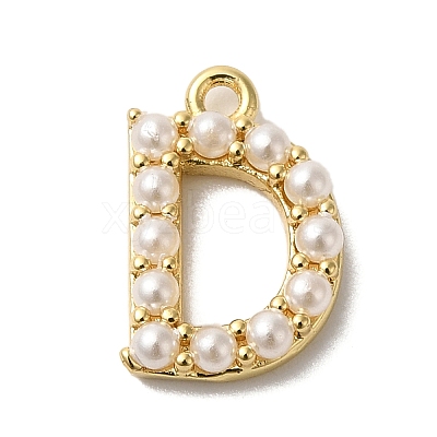 Plastic Imitation Pearl Pendants KK-P230-17G-D-1