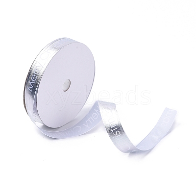 20 Yards Single Face Printed Polyester Satin Ribbon SRIB-P021-C02-1