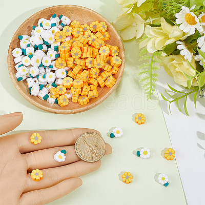 200Pcs Handmade Polymer Clay Beads CLAY-SC0002-87-1