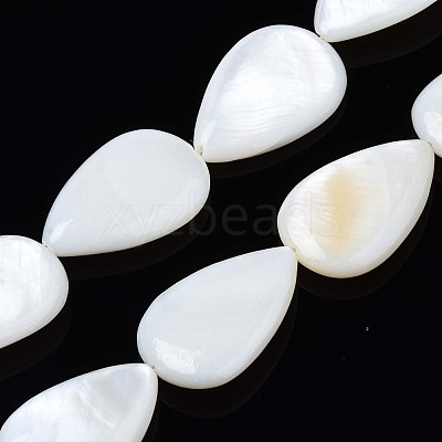 Natural Sea Shell Beads Strands SSHEL-Q296-43-1