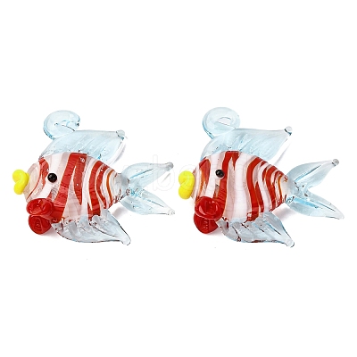 Handmade Lampwork Pendants LAMP-I031-01D-1