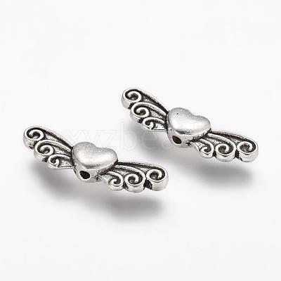 Tibetan Style Alloy Beads TIBEB-6533-AS-LF-1