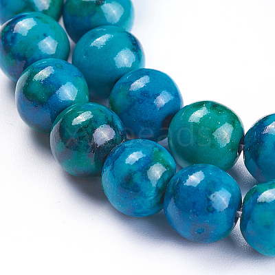 Synthetic Chrysocolla Beads Strands X-G-F647-02-A-01-1