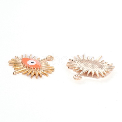 Alloy Enamel Pendants ENAM-P166-01KCG-C-1