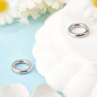 925 Sterling Silver Spring Gate Rings STER-CN0001-43P-1