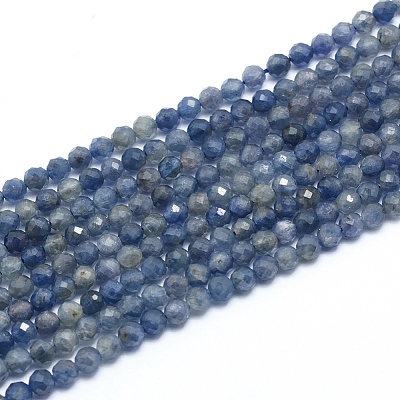 Natural Iolite/Cordierite/Dichroite Beads Strands G-G823-15-3.5mm-1