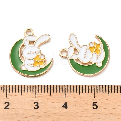 Alloy Enamel Pendants ENAM-N054-90G-1