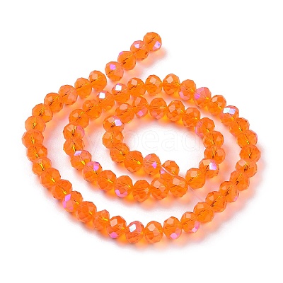 Electroplate Glass Beads Strands EGLA-A034-T2mm-L07-1