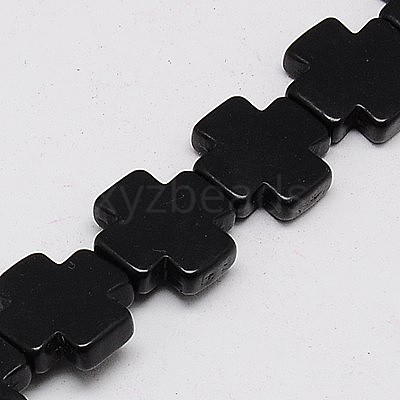 Synthetic Turquoise Beads Strands X-TURQ-G118-15x15mm-07-1