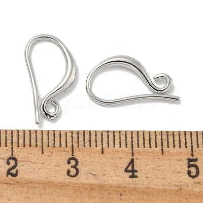 Brass Earring Hooks X-KK-L075-008P-1