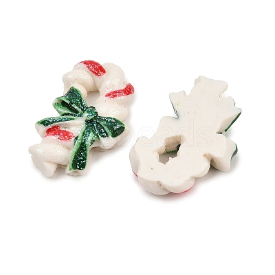 Christmas Opaque Resin Cabochons RESI-XCP0002-66C-1