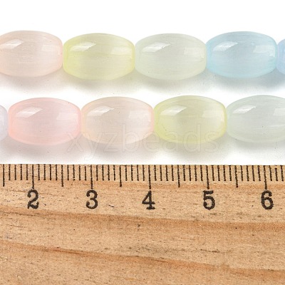 Macaron Color Natural Selenite Beads Strands X1-G-B102-A01-01-1