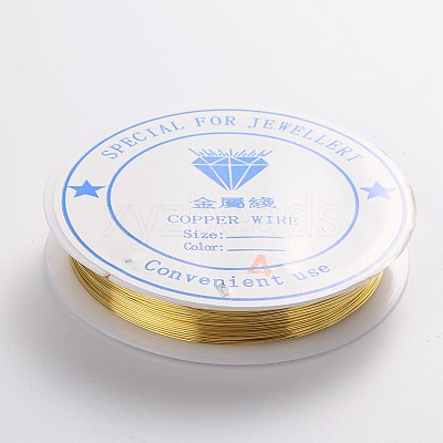 Round Copper Jewelry Wire CW0.4mm007-1