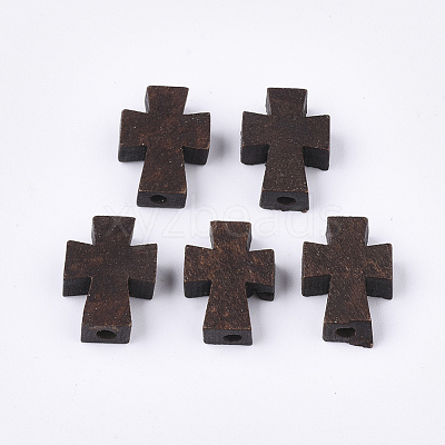 Natural Wooden Beads X-WOOD-S050-39-1