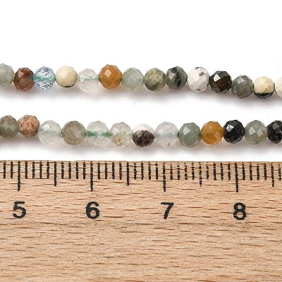 Natural Tree Agate Beads Strands G-RM2025-A40-3mm-1