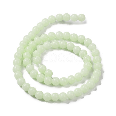 Synthetic Luminous Stone Beads Strands G-L582-01A-1