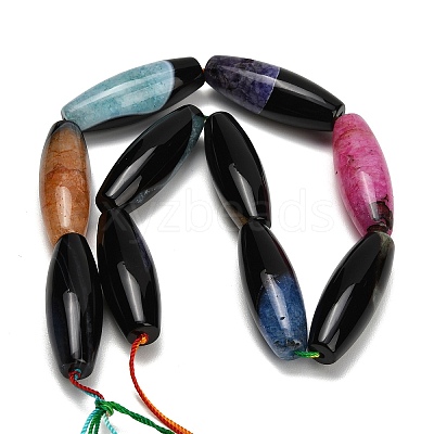 Natural Agate Beads Strands G-L654-G20-01C-1