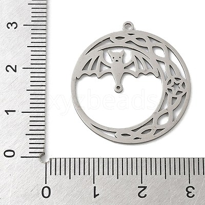 201 Stainless Steel Pendants STAS-G366-02P-09-1