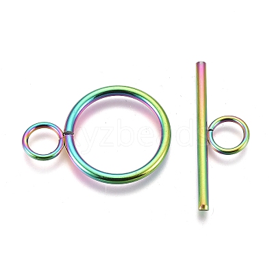 Ion Plating(IP) 304 Stainless Steel Toggle Clasps STAS-M277-05M-1