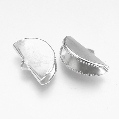 Iron Ribbon Crimp Ends X-IFIN-I026-02P-A-1