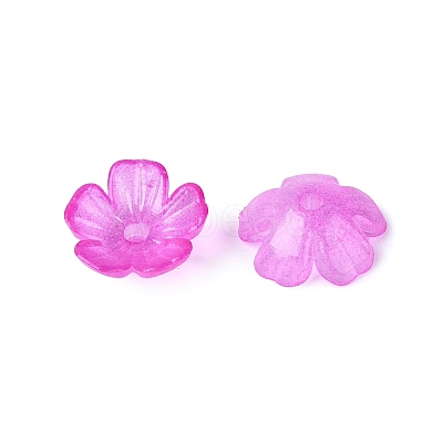 Transparent Plastic Bead Caps KY-Q005-02A-09-1