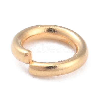 Rack Plating Brass Open Jump Rings KK-O139-18E-G-1
