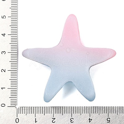Gradient Color Opaque Resin Decoden Cabochons CRES-P036-01B-04-1