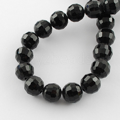 Transparent Glass Bead Strands GLAA-R095-8mm-08-1