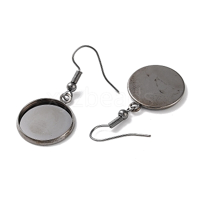 Rack Plating Iron Earring Hooks EJEW-D091-01D-B-1