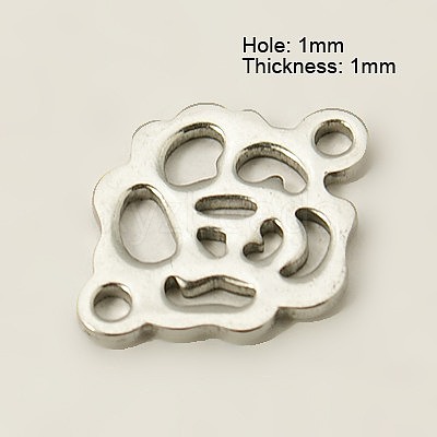 Tarnish Resistant 201 Stainless Steel Links STAS-C013-2-1