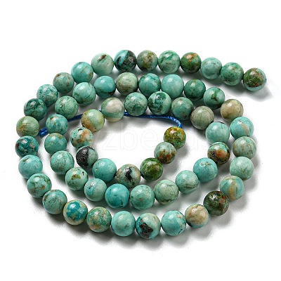 Natural Peruvian Turquoise(Jasper) Beads Strands G-A219-A05-02-1