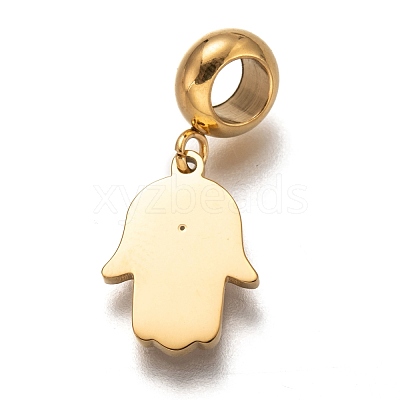 304 Stainless Steel European Dangle Charms STAS-I177-24A-1