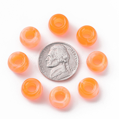 Acrylic European Beads MACR-S375-002A-06-1