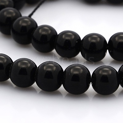 Round Glass Beads Strands GLAA-A025-8mm-02-1