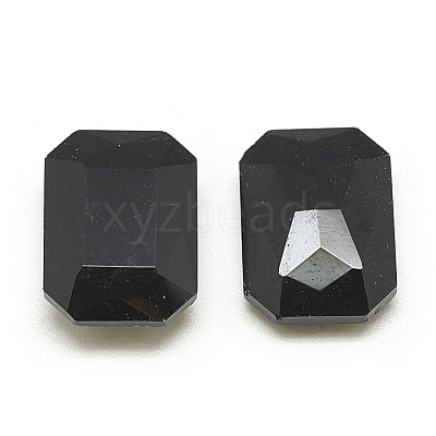 Pointed Back Glass Rhinestone Cabochons RGLA-T079-8x10mm-02-1