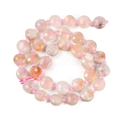Natural Cherry Blossom Agate Beads Strands G-B094-A02-01-1