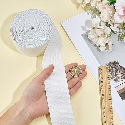 7.25 Yards Elastic Fabrics Nylon Ribbons DIY-MA0007-11-1