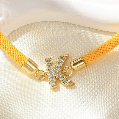 Adjustable Nylon Cord Bracelets BJEW-C096-01G-11-1