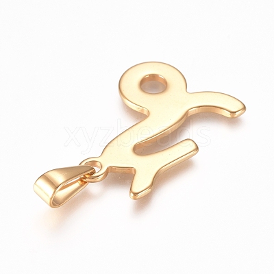 304 Stainless Steel Pendants STAS-L210-06I-G-1