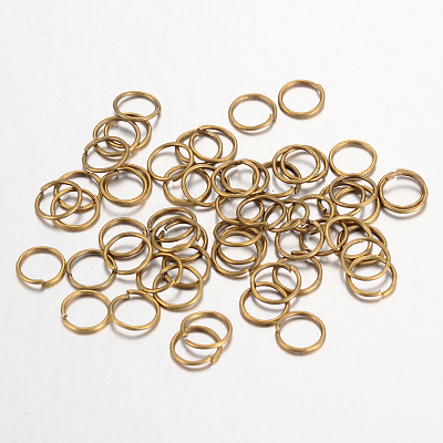 Iron Open Jump Rings IFIN-A018-5mm-AB-NF-1